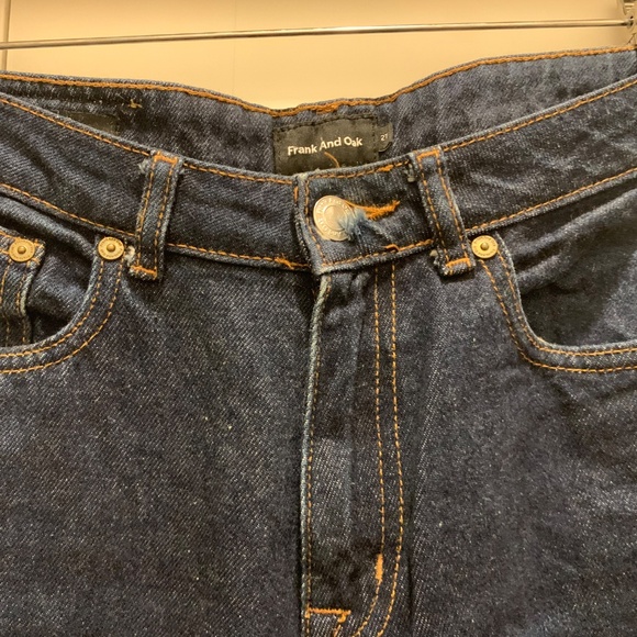 Frank & Oak high rise jeans 100% cotton - Picture 2 of 5